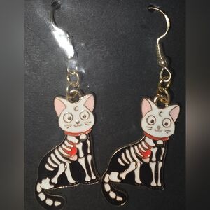 10 for $25!!Halloween cat earrings new